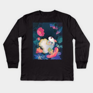 Flower guppy Kids Long Sleeve T-Shirt